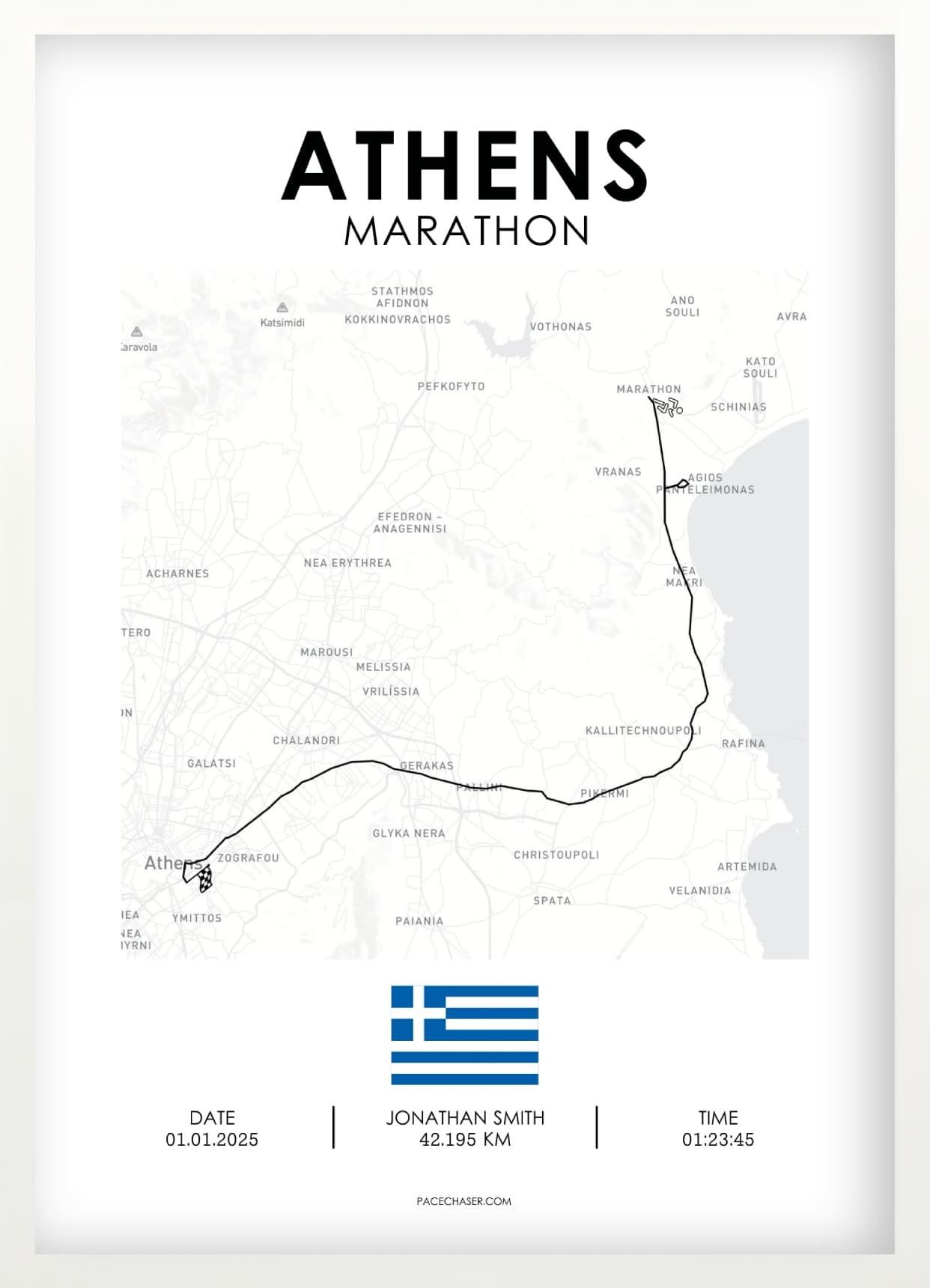 Maraton Athen Plakat