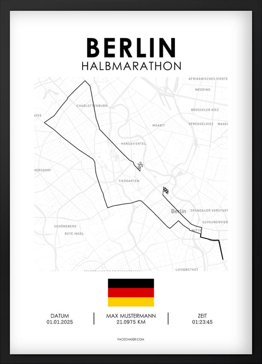 Halbmarathon Berlin Poster - Superhalf (ab 2025)
