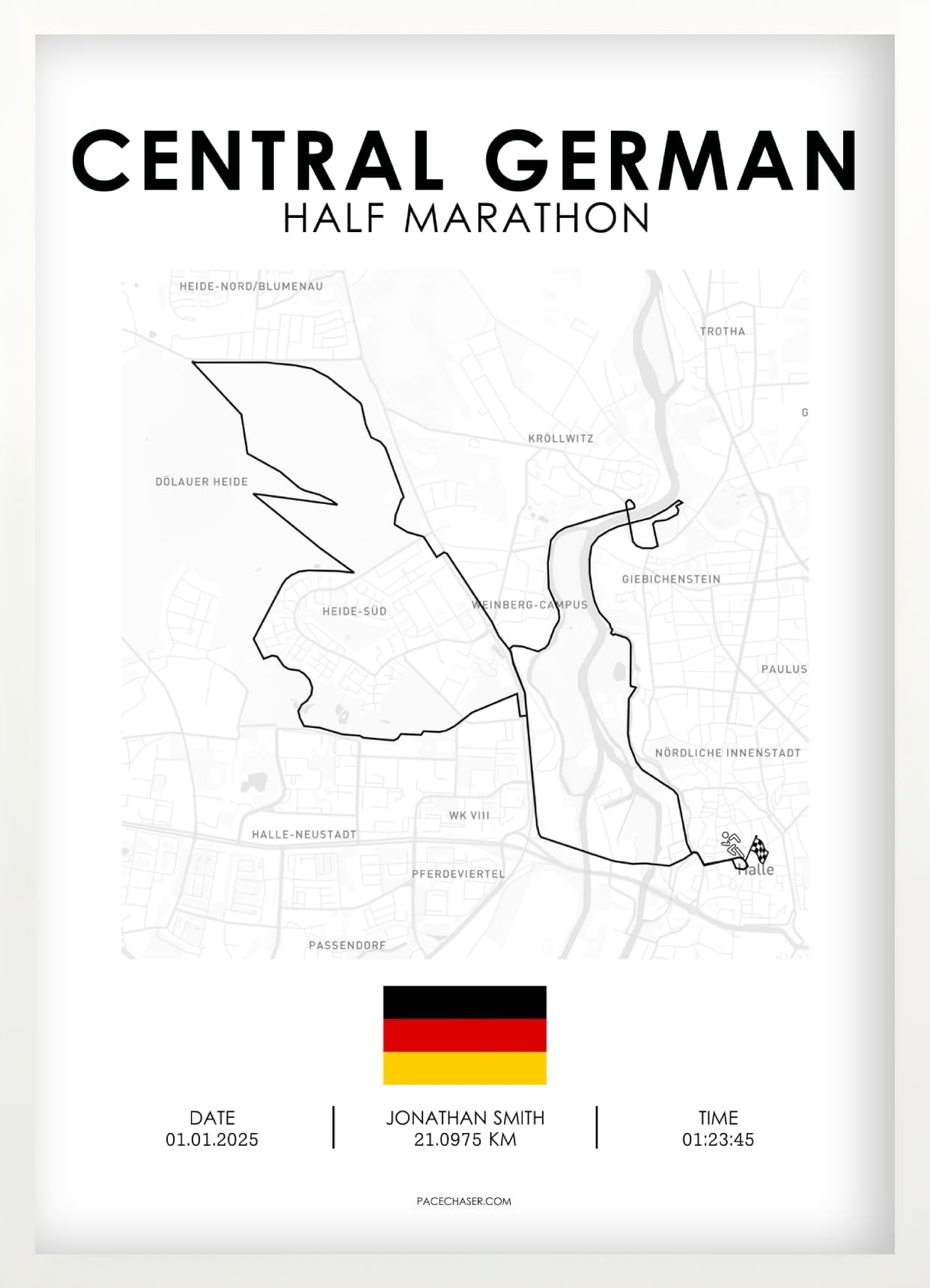 Mitteldeutscher Halvmaraton Plakat