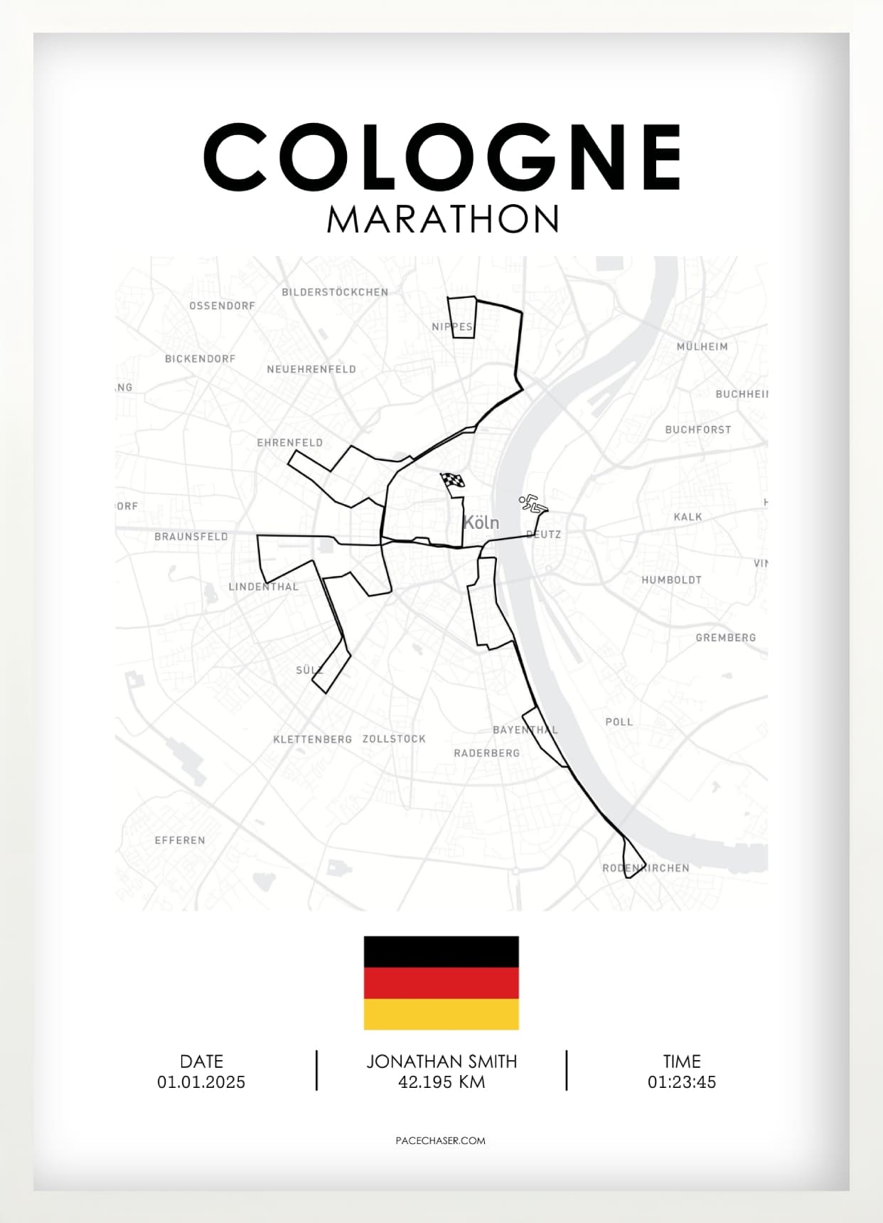 Marathon Köln-plakat