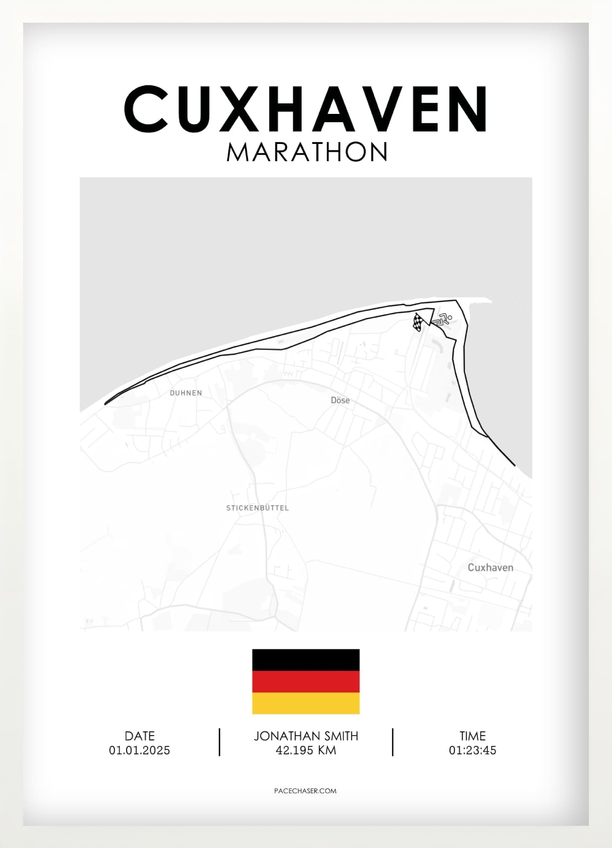 Marathon Cuxhaven Poster
