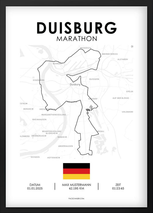 Marathon Duisburg Poster