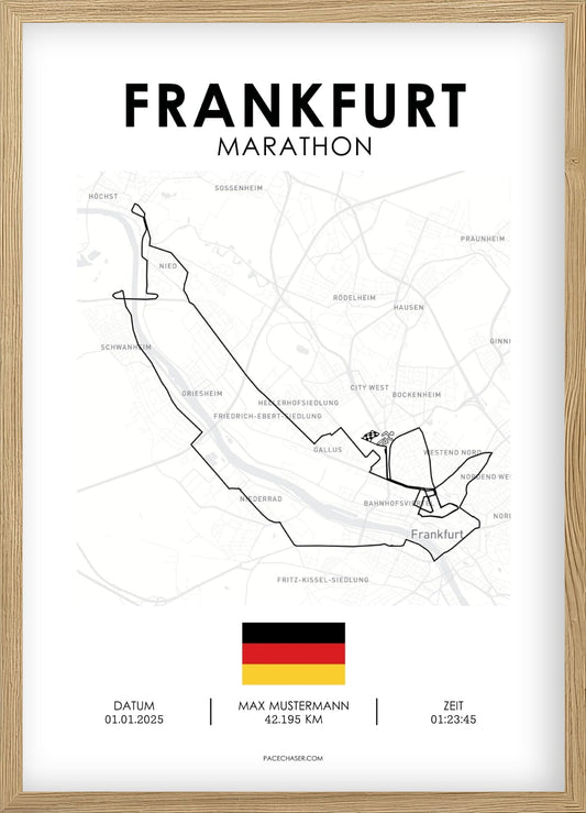 Marathon Frankfurt Poster