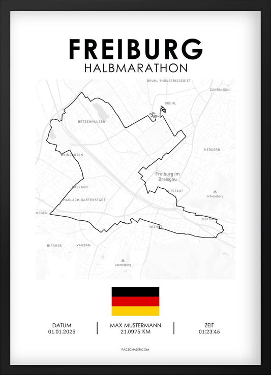 Halbmarathon Freiburg Poster