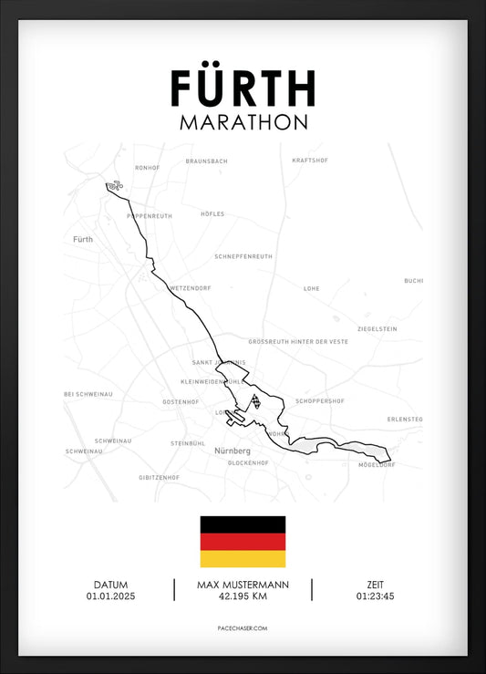 Marathon Fürth Poster