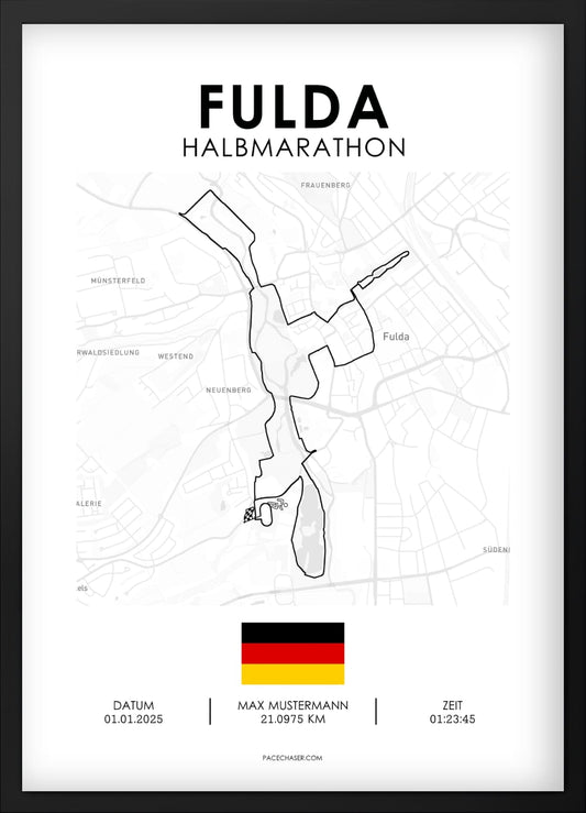 Halbmarathon Fulda Poster