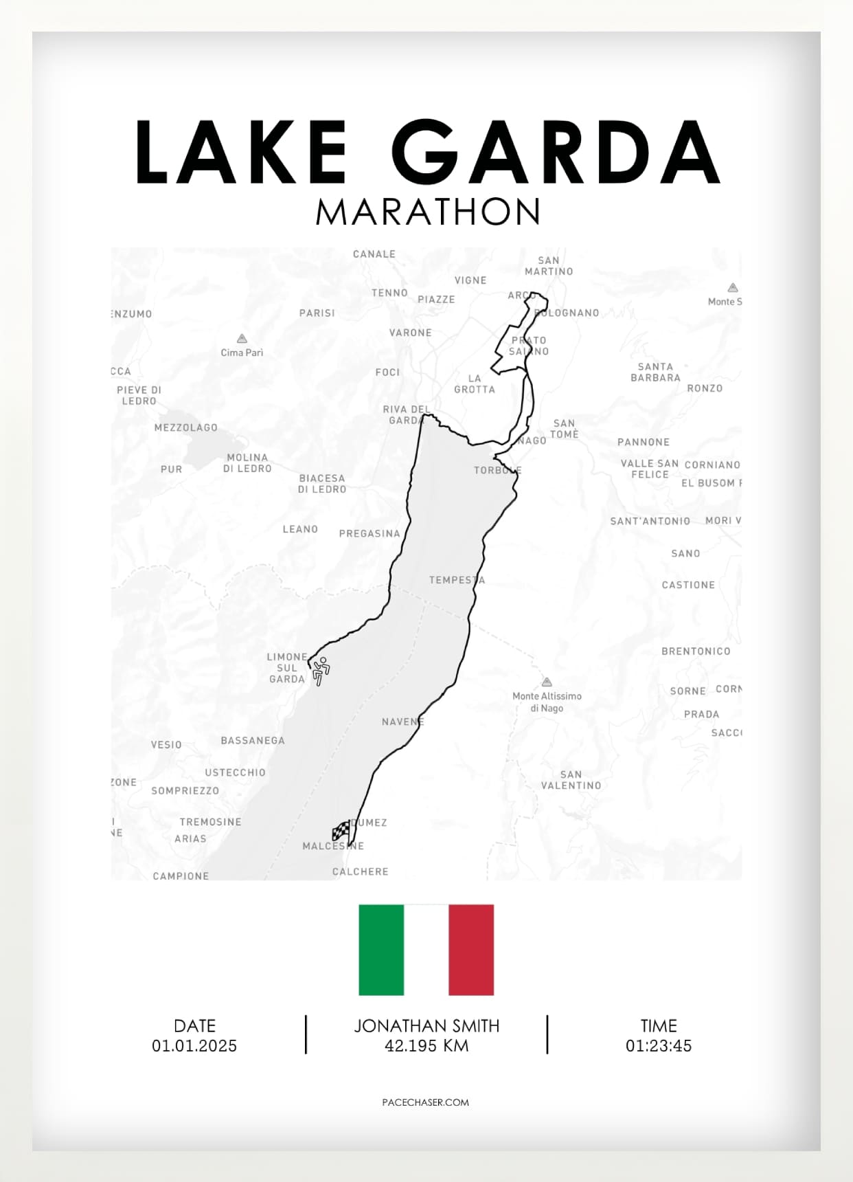 Marathon Gardasee Poster