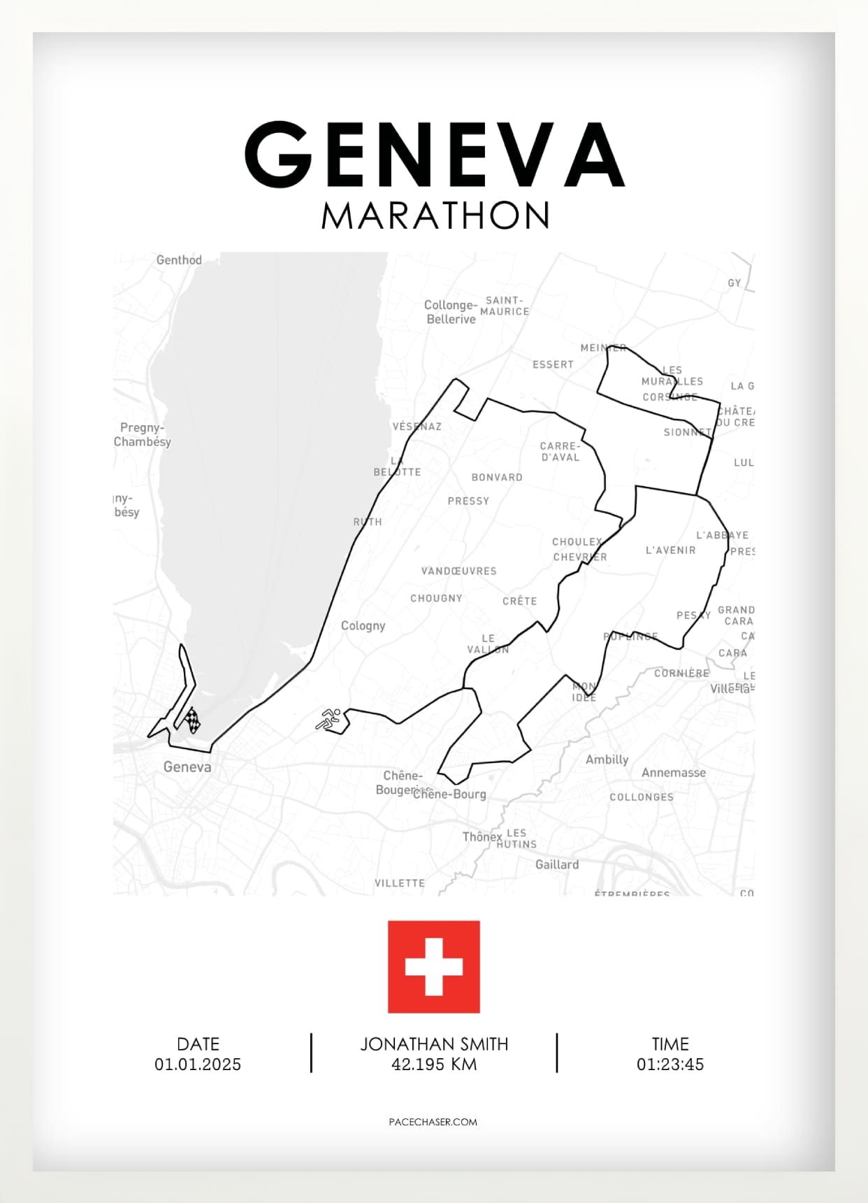 Marathon Genf Poster