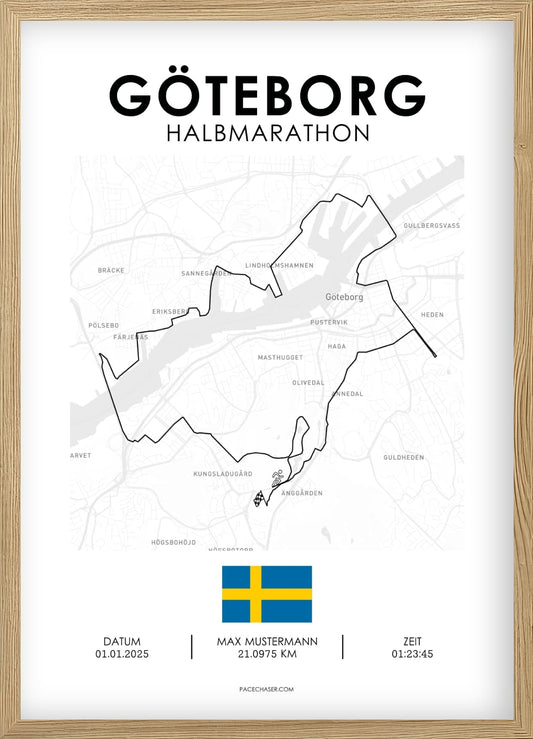 Halbmarathon Göteborg Poster