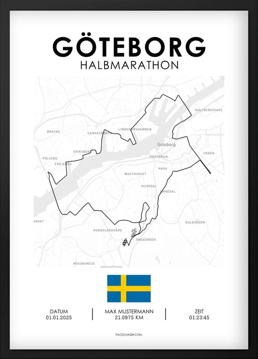 Halbmarathon Göteborg Poster