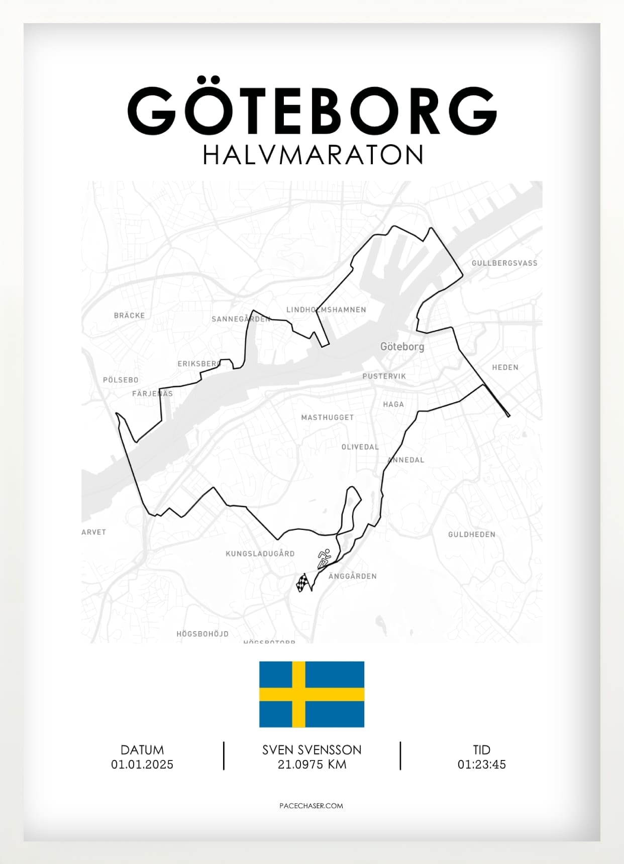 Halbmarathon Göteborg Poster
