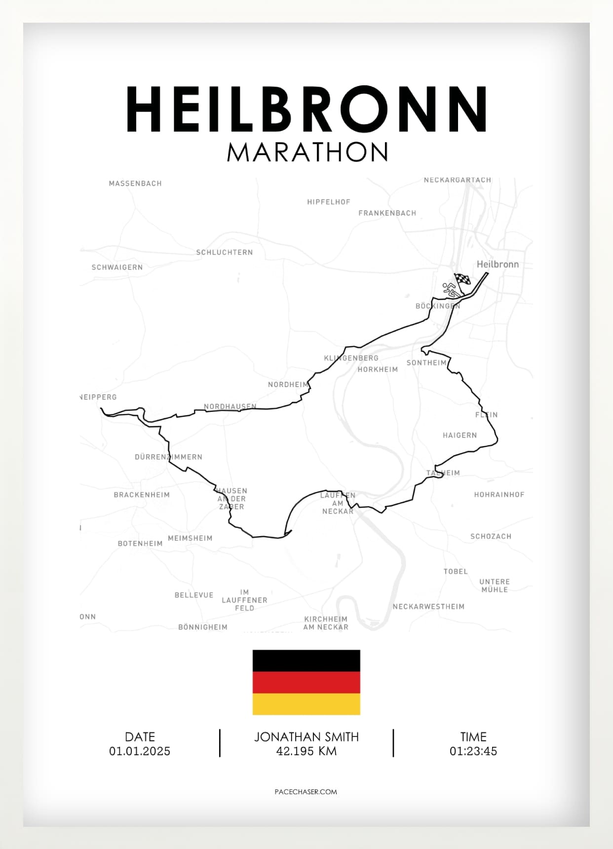 Marathon Heilbronn Poster