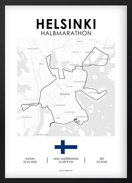 Halbmarathon Helsinki Poster (ab 2026)