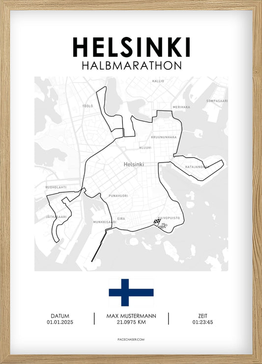 Halbmarathon Helsinki Poster (bis 2025)