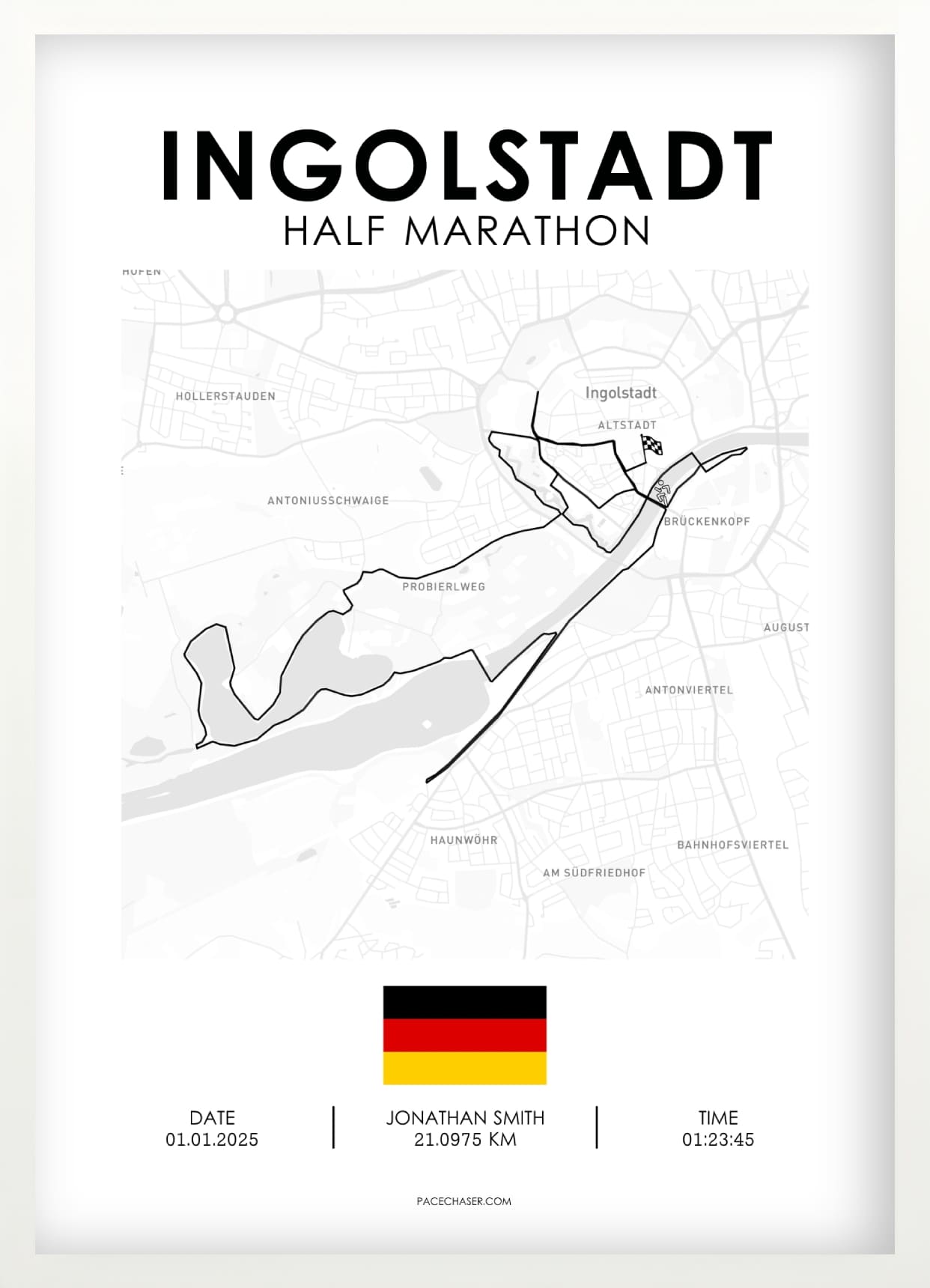 Halbmarathon Ingolstadt Poster