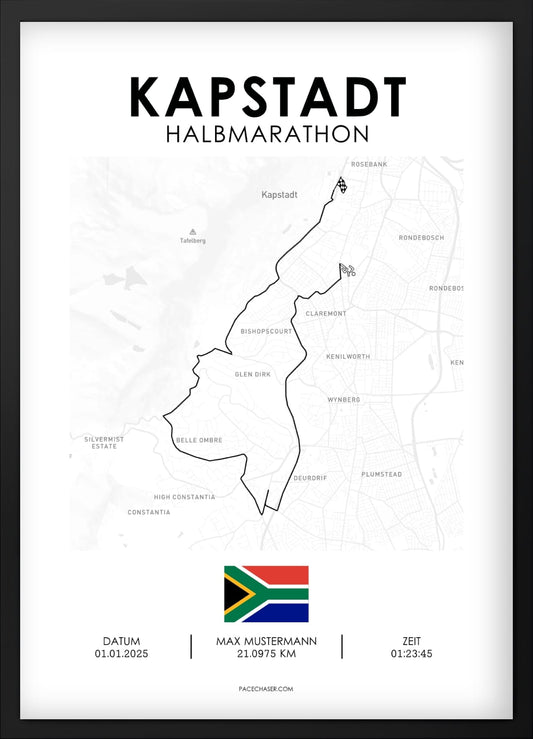 Halbmarathon Kapstadt Poster