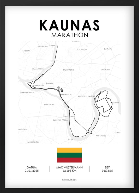 Marathon Kaunas Poster