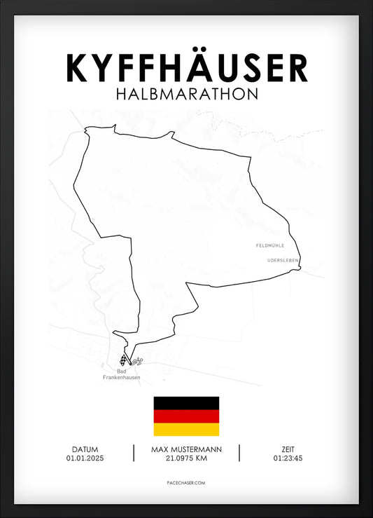 Halbmarathon Kyffhäuser Berglauf Poster