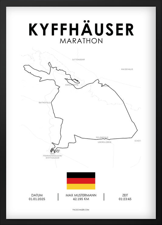 Marathon Kyffhäuser Berglauf Poster