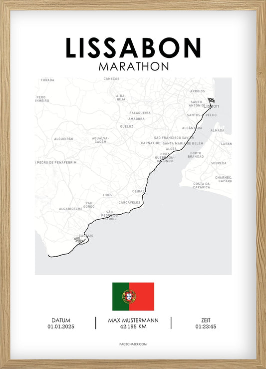 Marathon Lissabon Poster