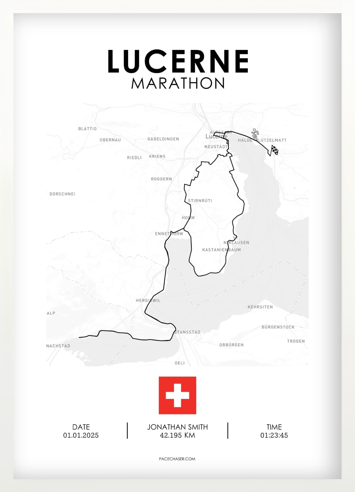 Marathon Luzern Poster