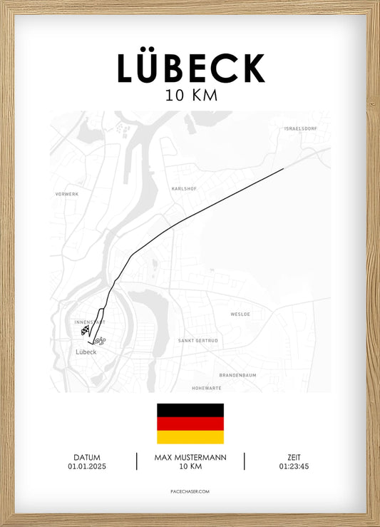 10 km Lübeck Poster