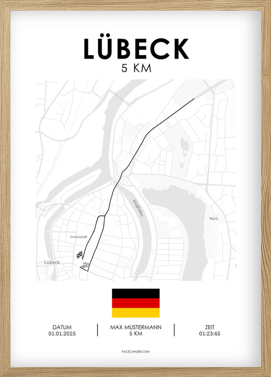 5 km Lübeck Poster