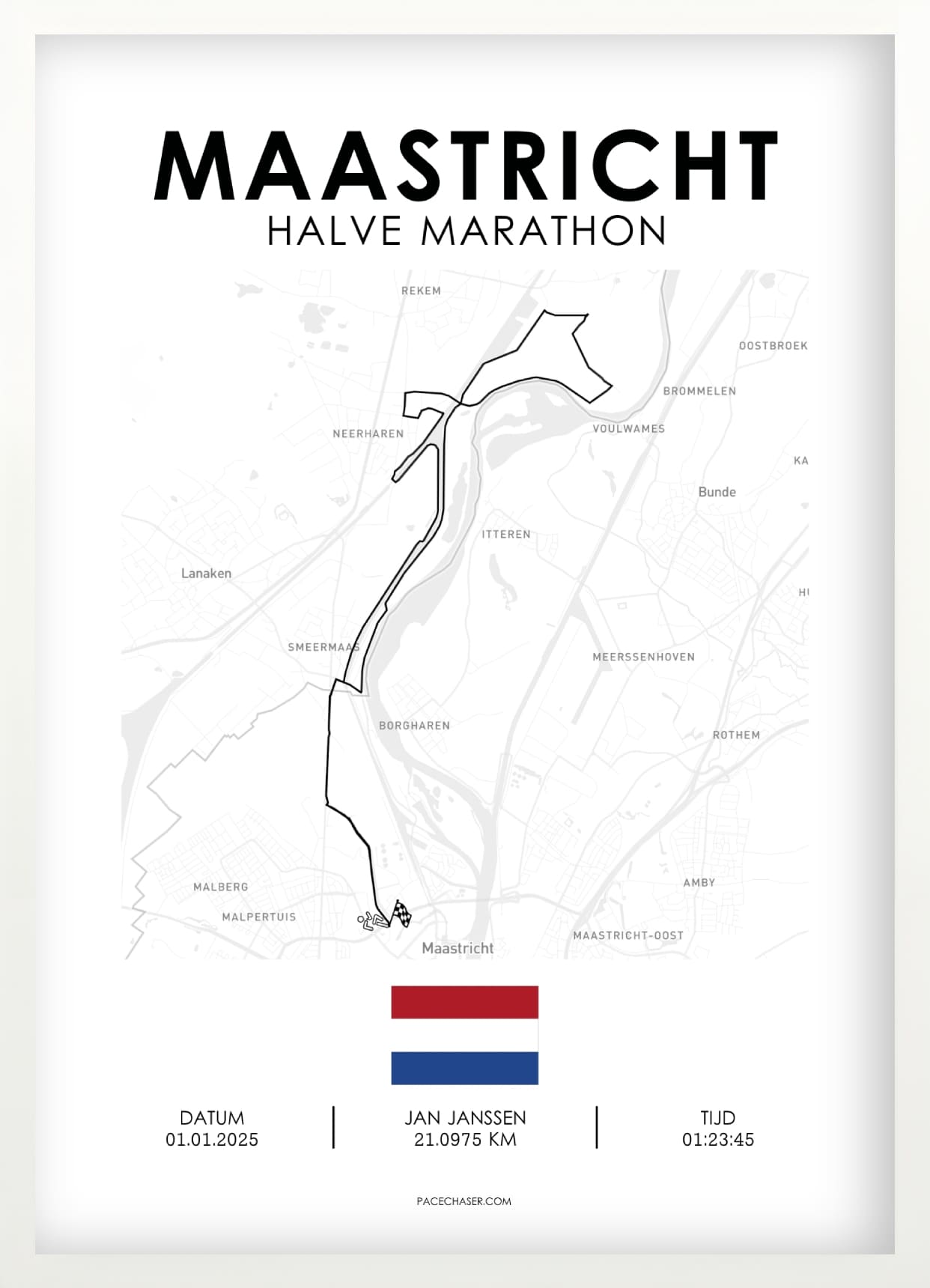 Halbmarathon Maastricht Poster