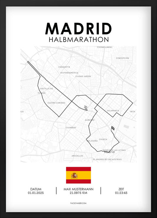 Halbmarathon Madrid Poster (bis 2025)