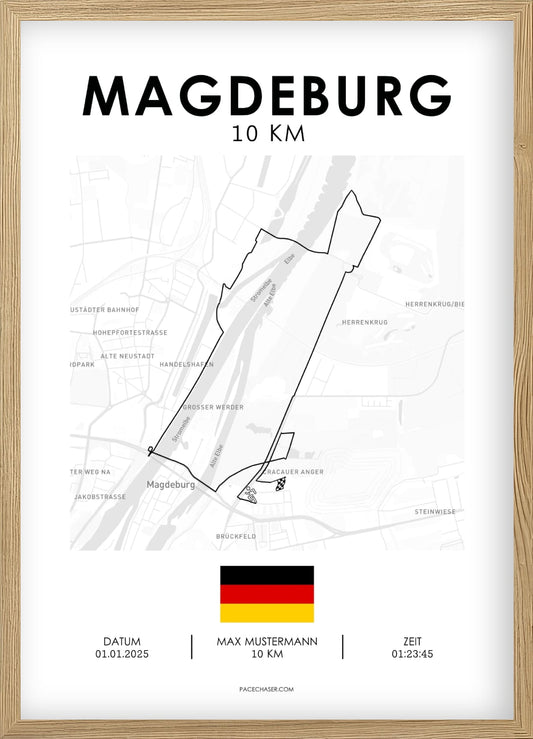 10km Magdeburg Poster