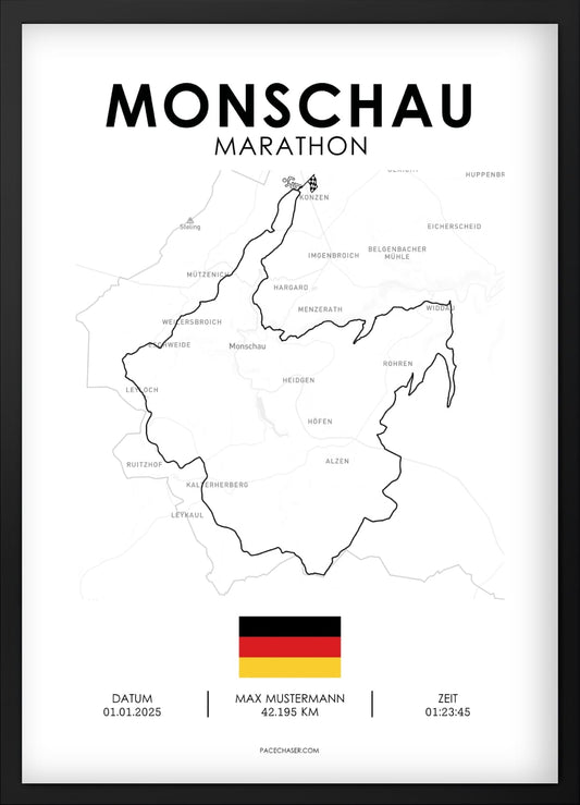 Marathon Monschau Poster