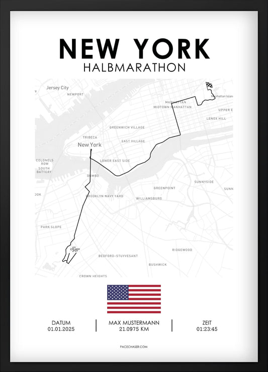 Halbmarathon New York Poster (ab 2026)