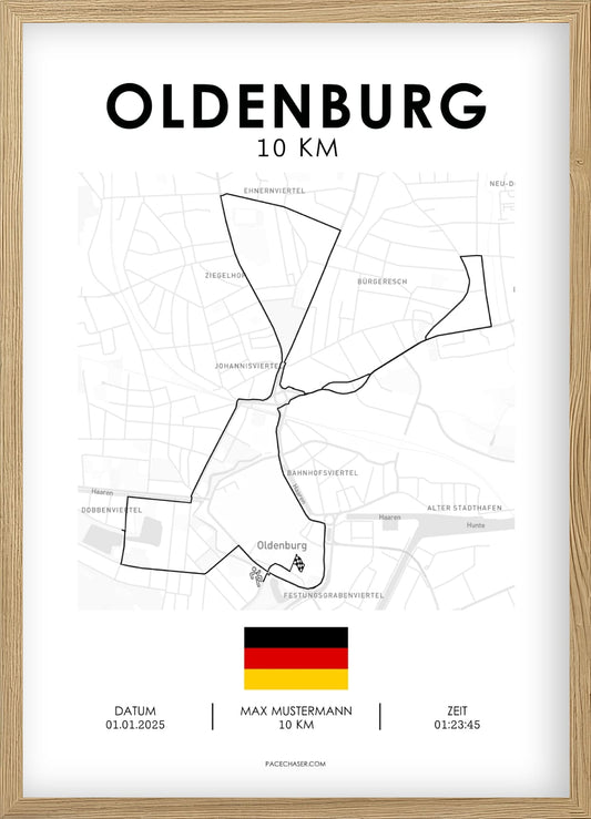 10 km Oldenburg Poster