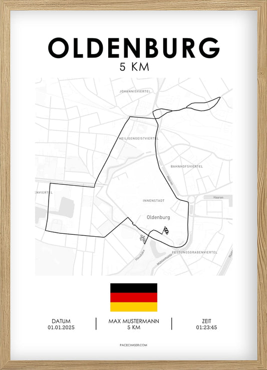 5 km Oldenburg Poster