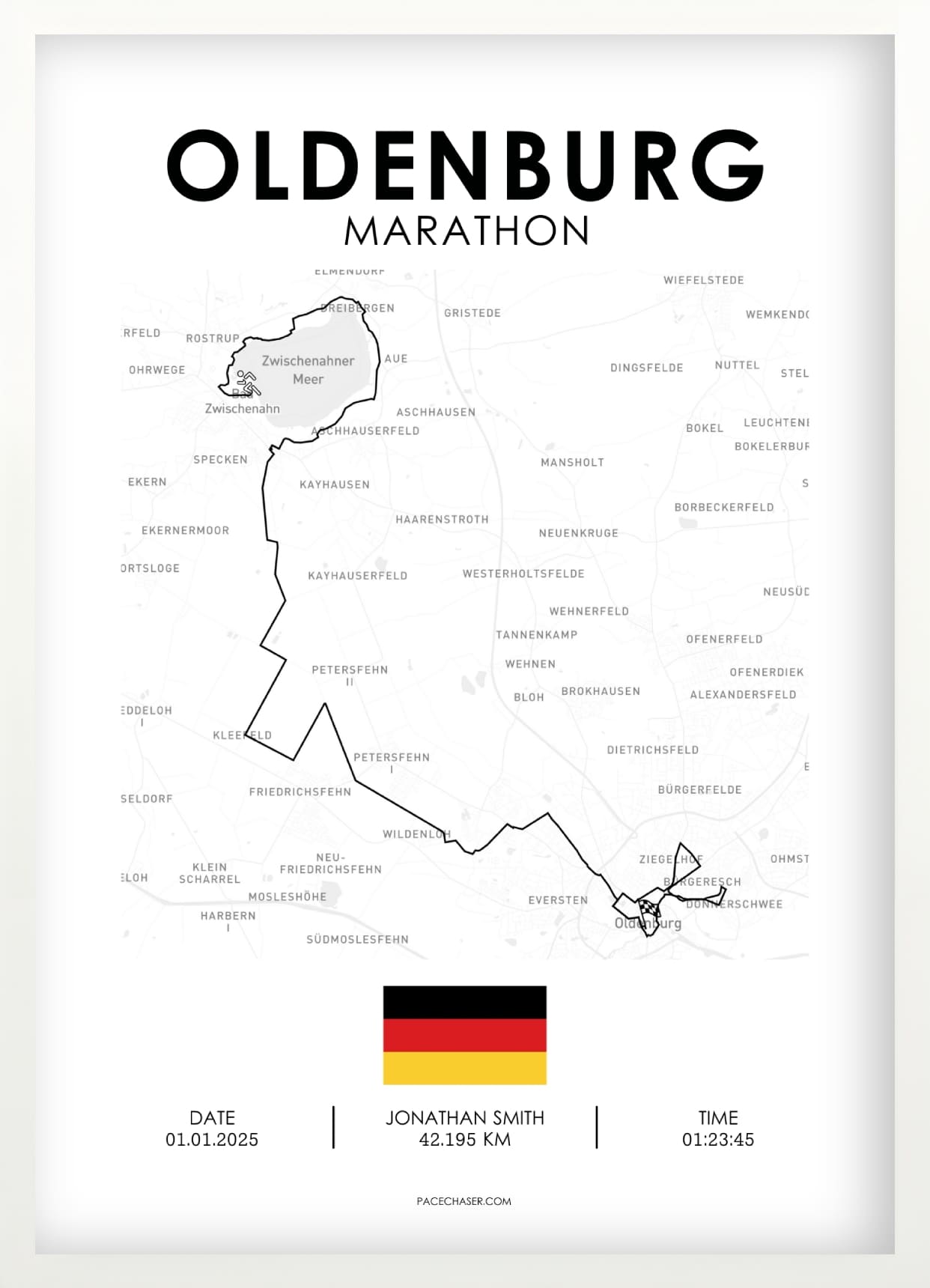 Marathon Oldenburg Poster - ab 2025
