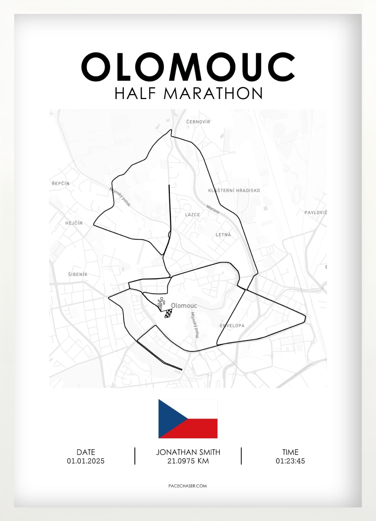 Olomouc Halbmarathon Poster