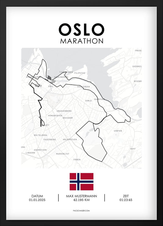 Marathon Oslo Poster