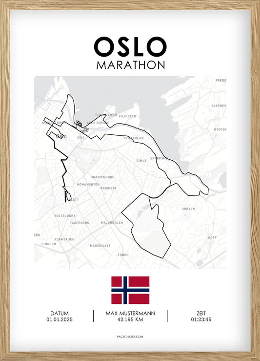 Marathon Oslo Poster