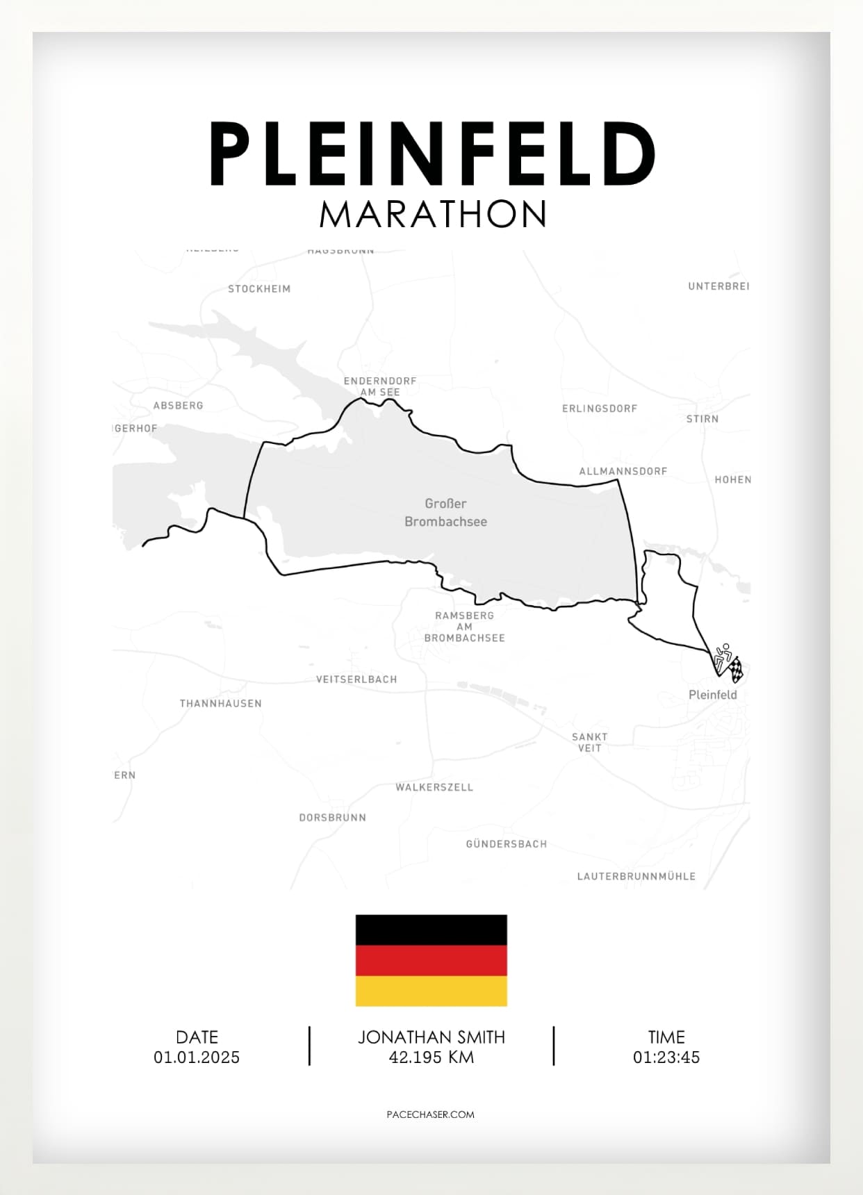 Marathon Pleinfeld Poster