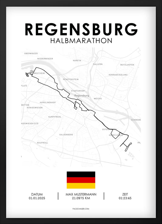 Halbmarathon Regensburg Poster
