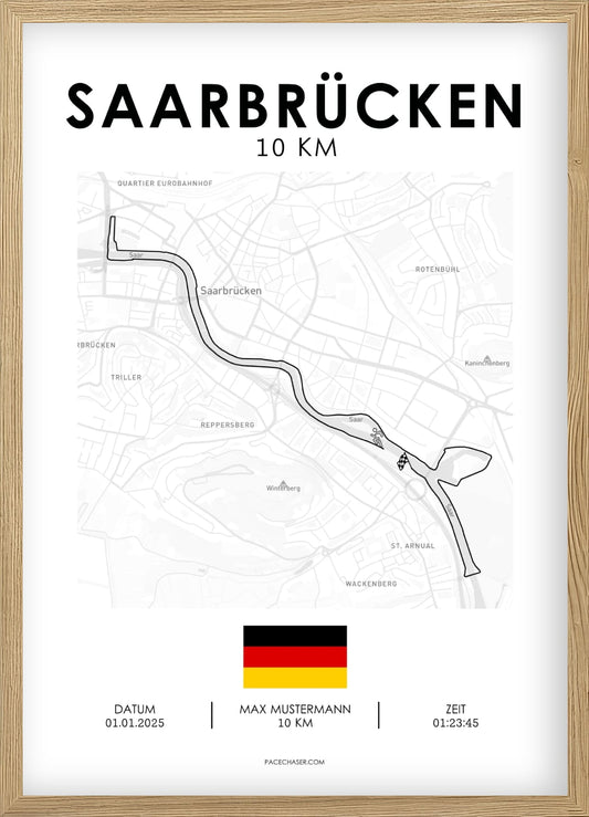 10 km Saarbrücken Poster