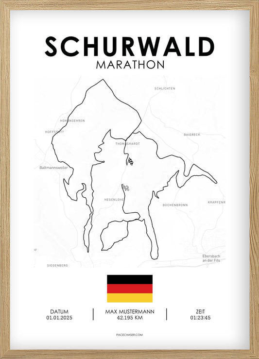 Marathon Schurwald Poster