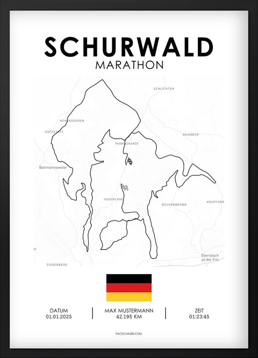 Marathon Schurwald Poster