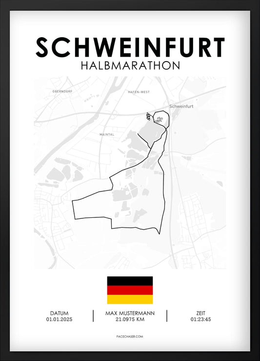 Halbmarathon Schweinfurt Poster