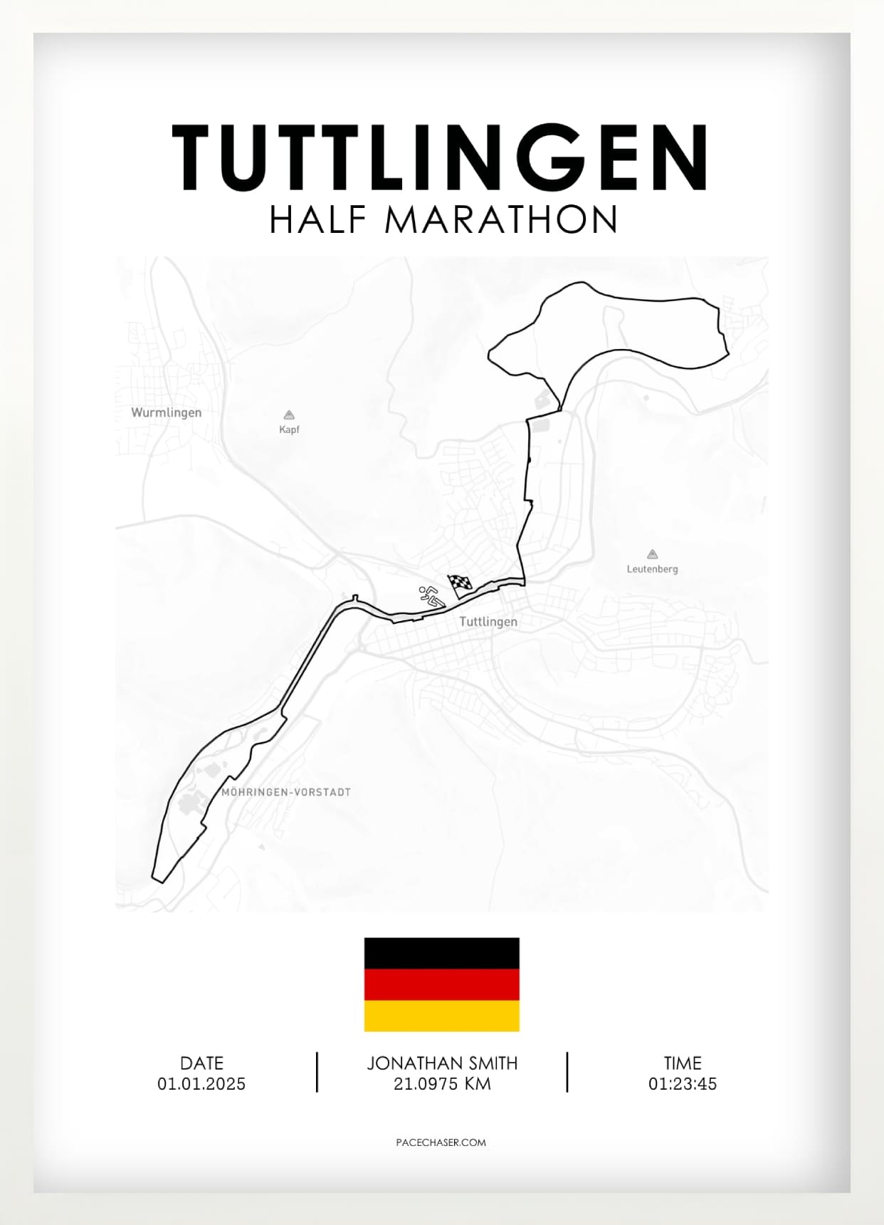 Halvmaraton Tuttlingen Plakat