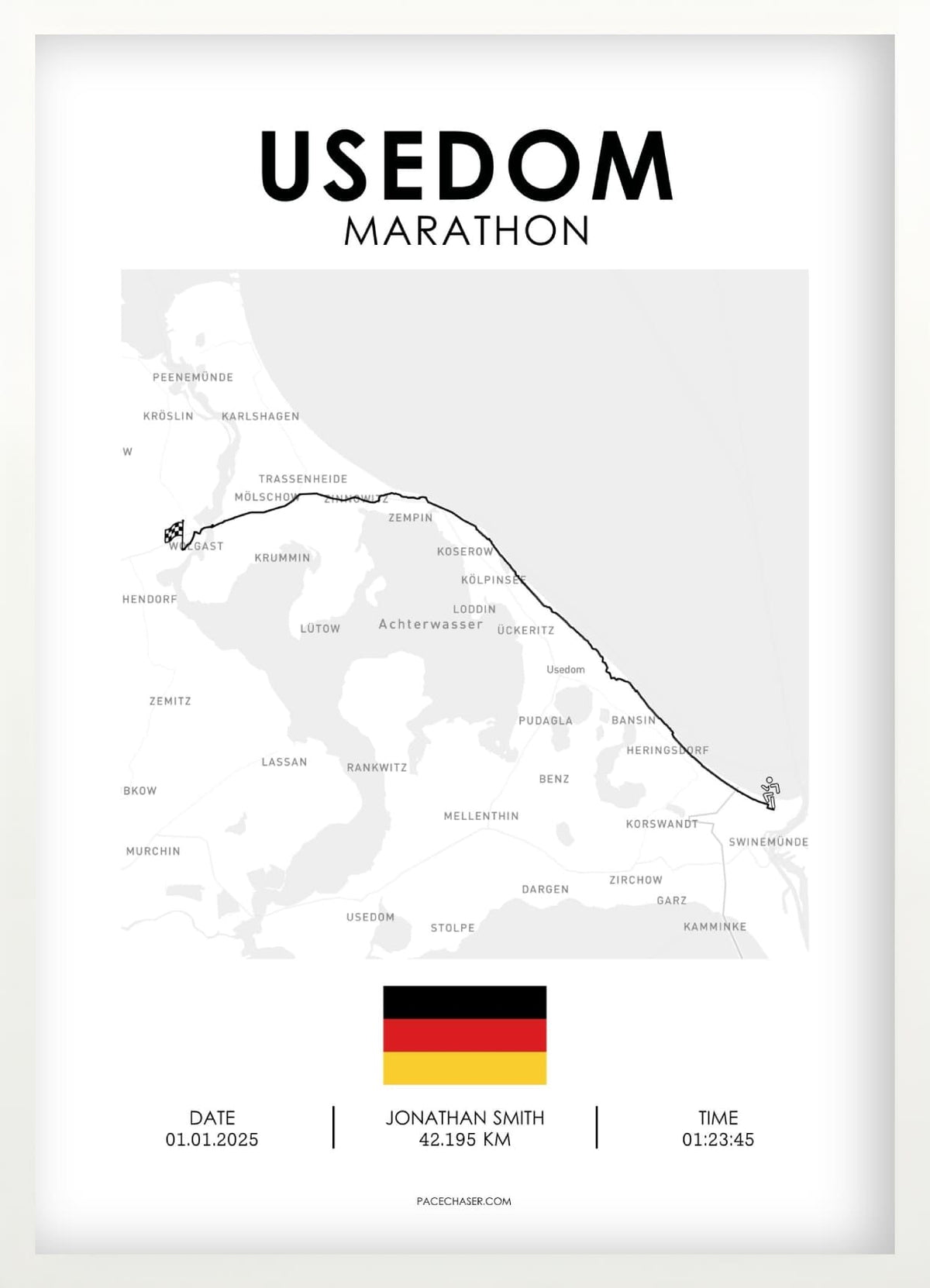 Marathon Usedom Poster