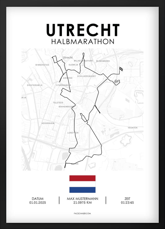Halbmarathon Utrecht Poster