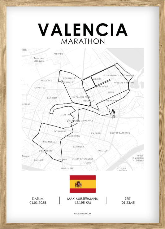 Marathon Valencia Poster (2025)