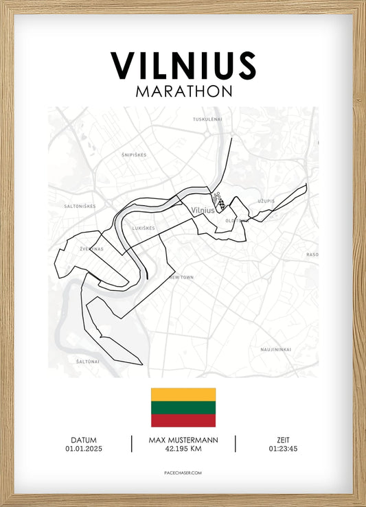 Marathon Vilnius Poster