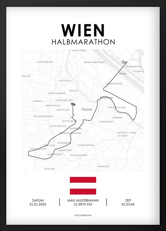 Halbmarathon Wien Poster (bis 2024)